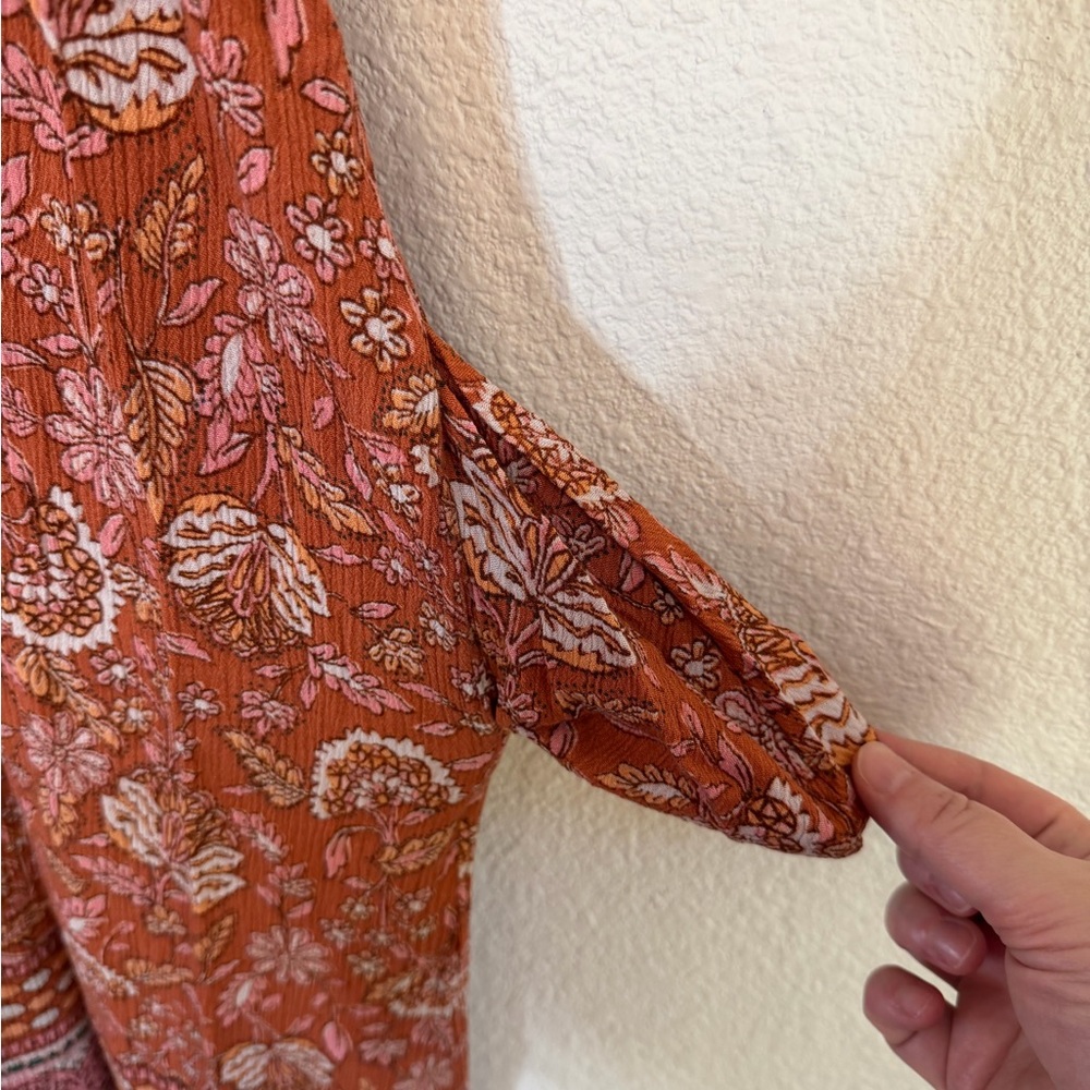 Knox Rose Rust Floral Maxi Dress - Picture 8 of 9
